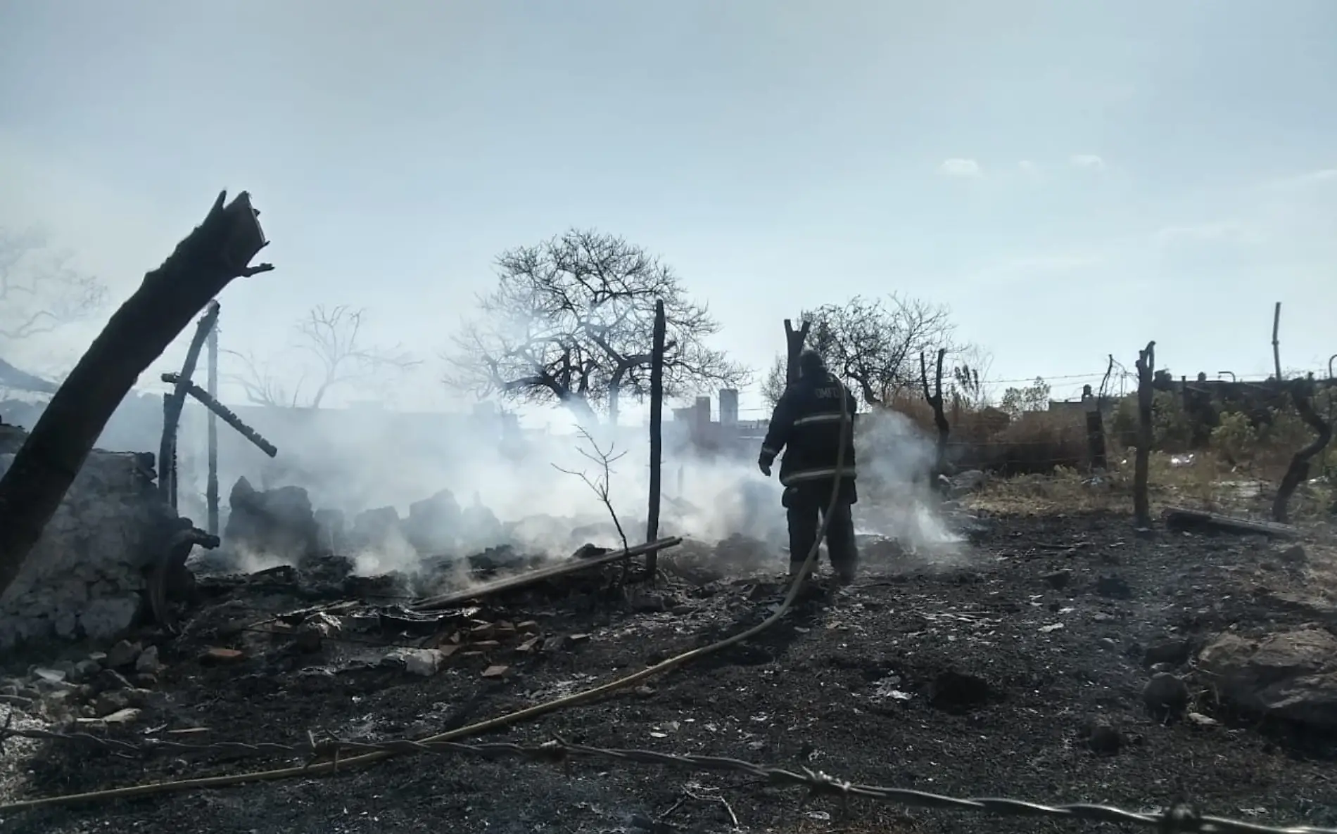 Apagaron tres incendios en terrenos baldíosCortesía